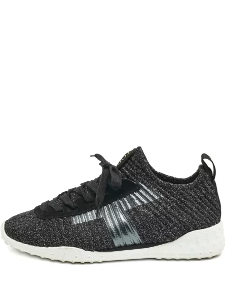Sneakerși Tod's cu imagine retro negru