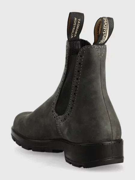 Замшевые ботинки Blundstone серые