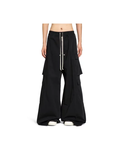 Spodnie cargo Rick Owens czarne