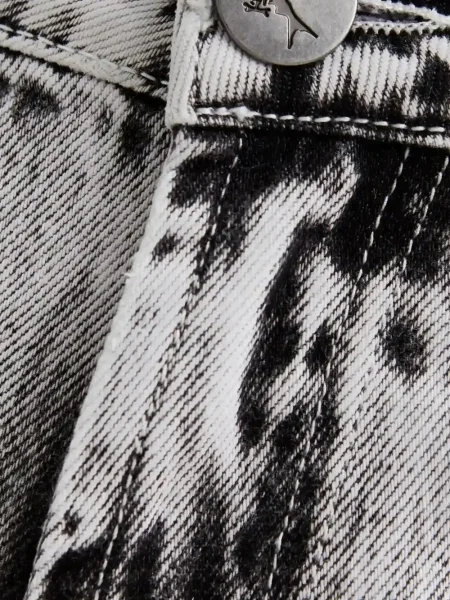 Blugi One Teaspoon cu talie înaltă gri