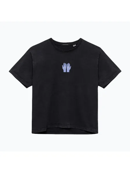 Дамска тениска Kaotiko M/C Washed Sonora black черно