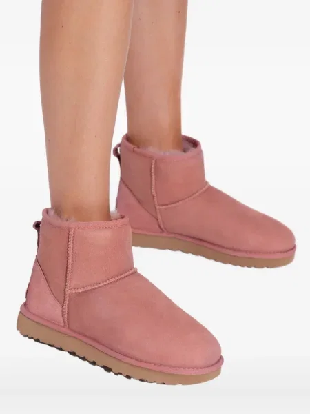 Botine Ugg din piele de căprioară clasici roz