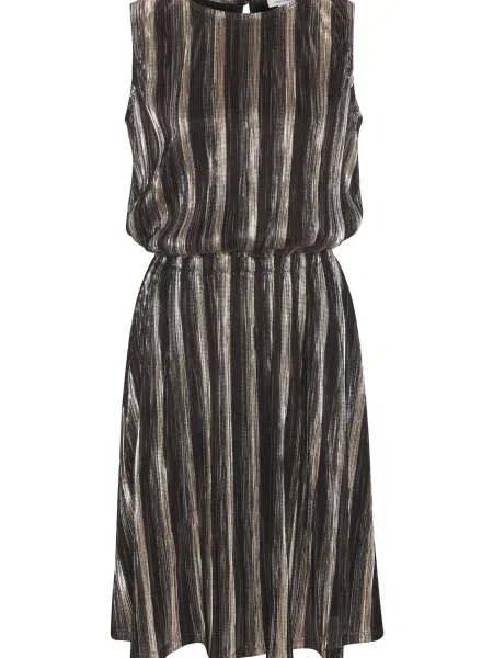 LASCANA Rochie auriu argintiu negru