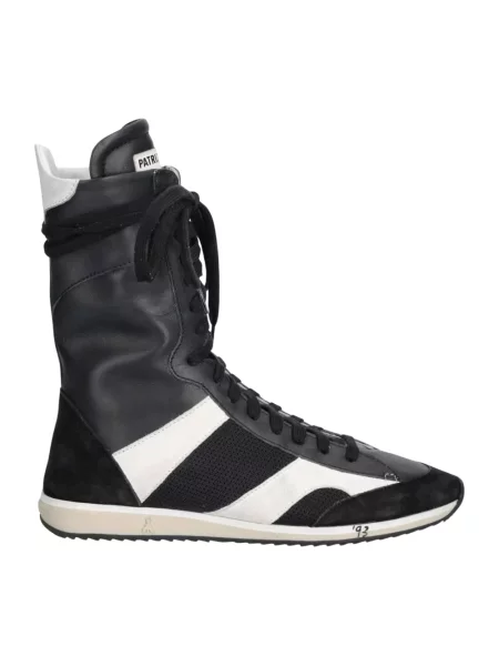 Sneakersy Patrizia Pepe skórzane czarne