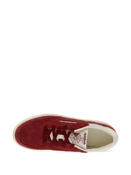Sneakers Reebok Club C 85 με κορδόνια με δαντέλα κόκκινο