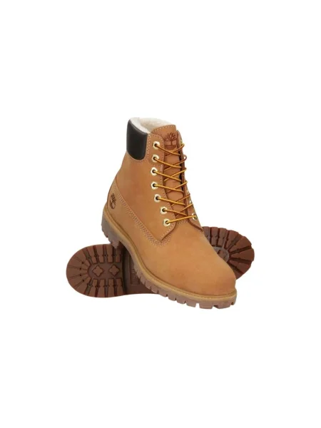 TIMBERLAND Fűzős csizma karamell fekete