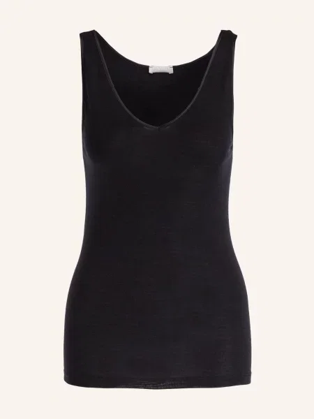 Podkoszulka Hanro wełniana czarna