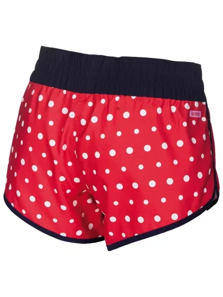 Spodenki kobiece Arena Dots Short czerwone