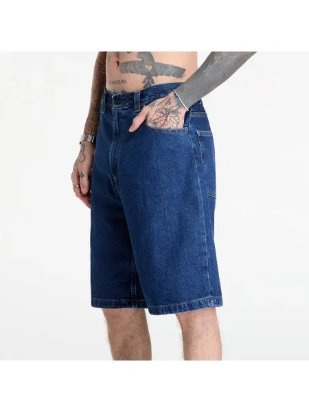 Šortky Carhartt WIP Brandon Short Blue M modré