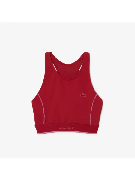Lacoste Góra Od Bikini Bordowa Bordowy