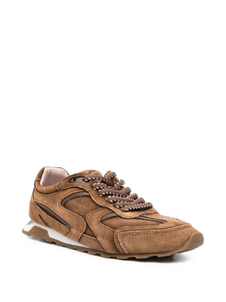 Sneakerși Ash din piele de căprioară maro