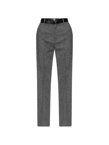 Cu centură pantaloni Mm6 Maison Margiela gri