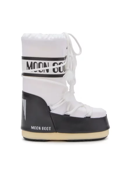Botki dziecięce Moon Boot białe