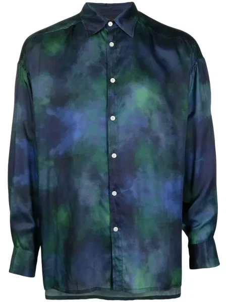 Дълго риза Ahluwalia синьо