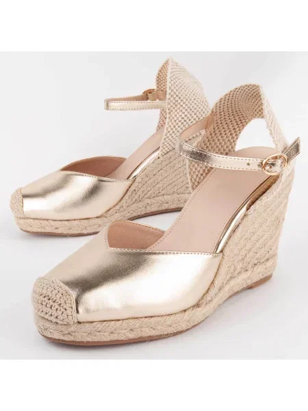 Pantofi Montevita auriu