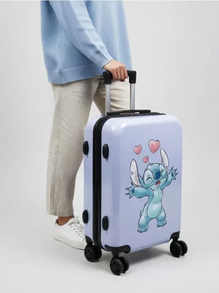 Валіза Stitch блакитний
