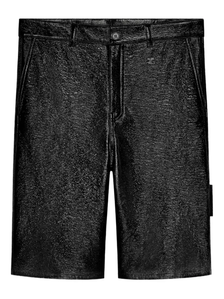 Pantaloni scurți Courreges negru