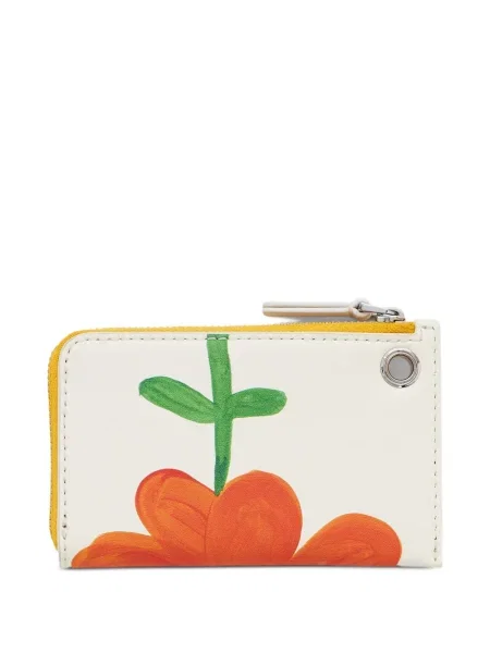Pandantiv Marc Jacobs cu model floral cu imagine alb