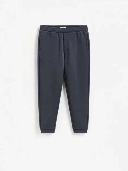 Reserved Pantaloni sport slim gri-închis gri