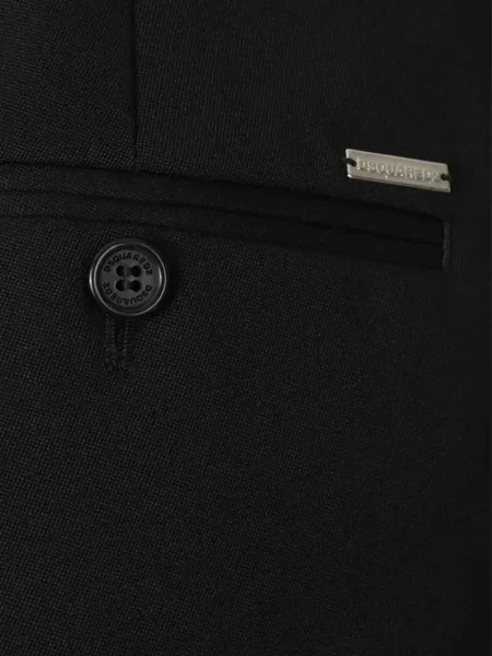 Pantaloni Dsquared2 cu buzunare cu nasturi negru