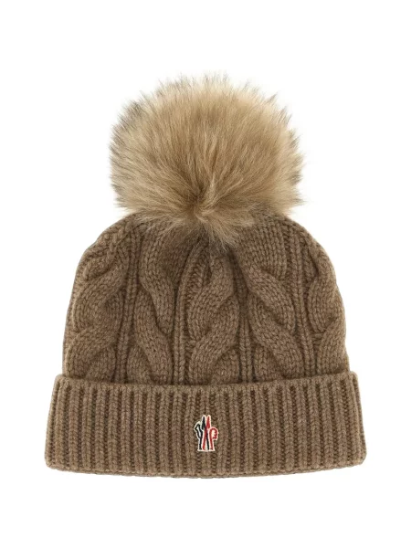 Căciulă Moncler Grenoble tricotate maro