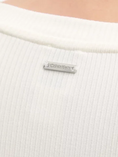 Calvin Klein Blúz Fehér bézs