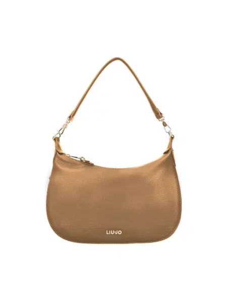 Torebka Liu Jo z odpinanym paskiem elegancka brązowa