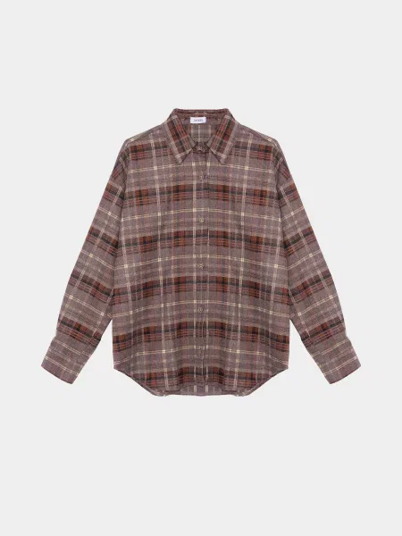 Сорочка Braska поліестер/віскоза коричневий