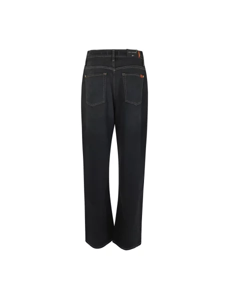 Szerokie jeansy 7 For All Mankind niebieskie