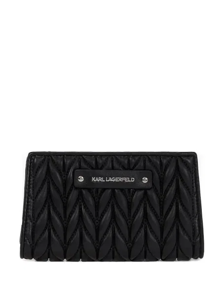 Portofel Karl Lagerfeld matlasat negru