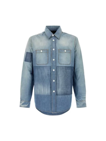 Koszula Givenchy casual niebieska