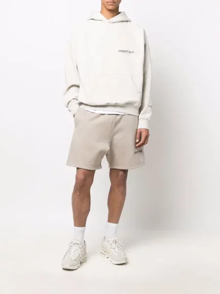 Суичър с качулка Fear Of God Essentials с принт
