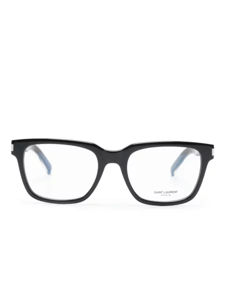 Ochelari de soare Saint Laurent Eyewear cu autograf negru