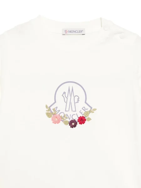 Koszulka dziecięca Moncler Enfant biała