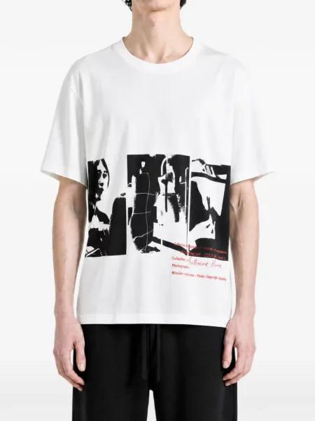 Tricou Givenchy cu imagine alb