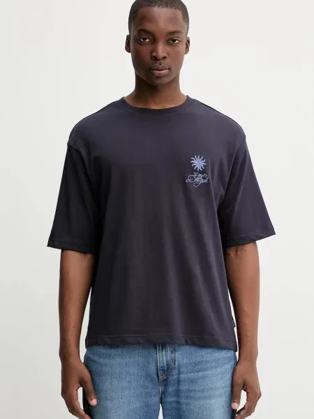 Футболка Desigual с аппликацией синяя