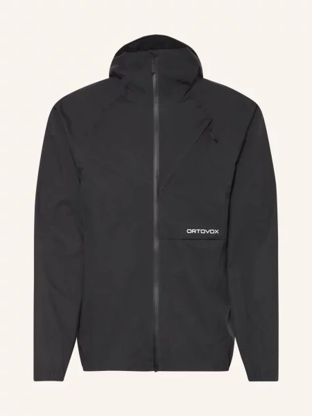 Ortovox Hardshell Bunda Trace černá