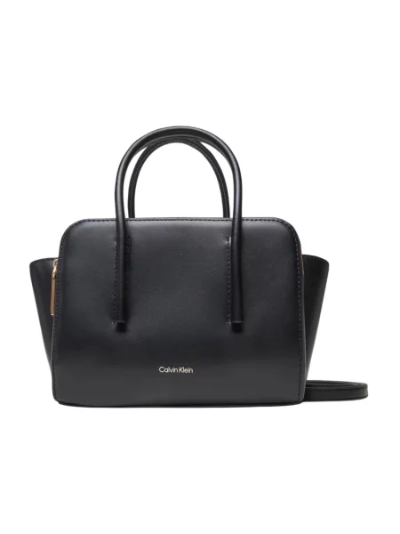 Calvin Klein torebka skórzana czarny