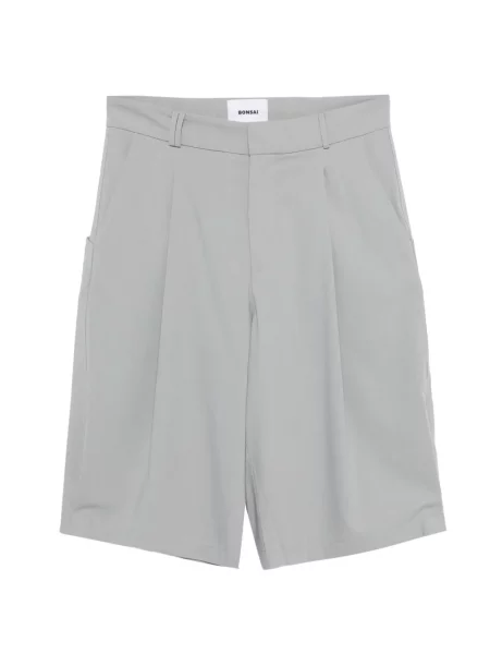 Plisované kraťasy Bonsai šedé