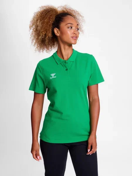 Koszulka polo Hummel Go czerwona