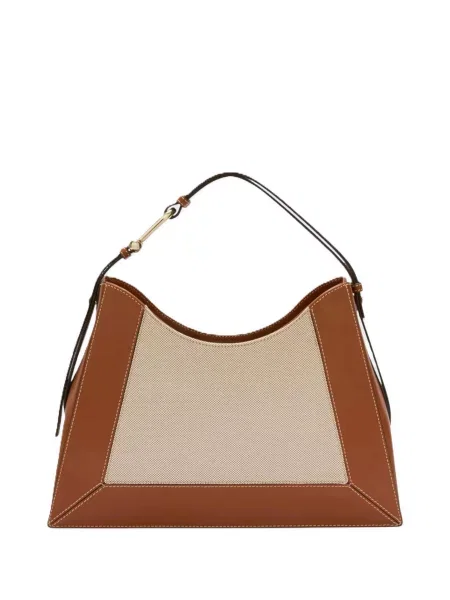 Кожаная сумка Furla коричневая