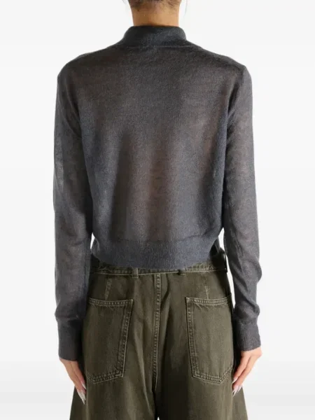 Gulerat cardigan Auralee gri