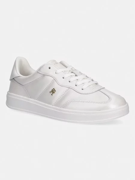 Sneakers Tommy Hilfiger Th Heritage Shiny Sneaker alb
