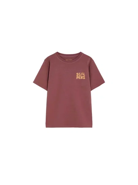 Scalpers Tricou funcțional burgundy roșu