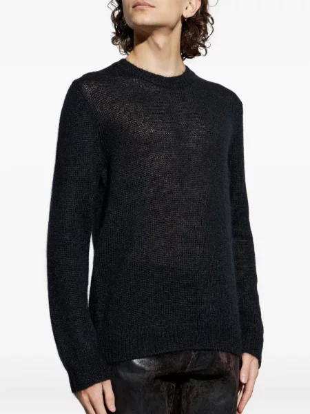 Pulover Dsquared2 cu decolteu rotund negru