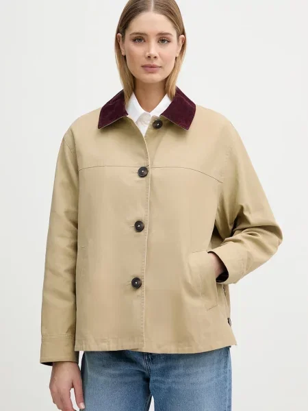 United Colors of Benetton kurtka przejściowa beżowa