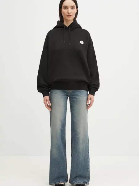 Кофта Kenzo Boke Flower з капюшоном з аплікацією чорний