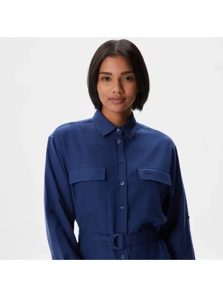 Lacoste Sukienka Lacoste niebieska