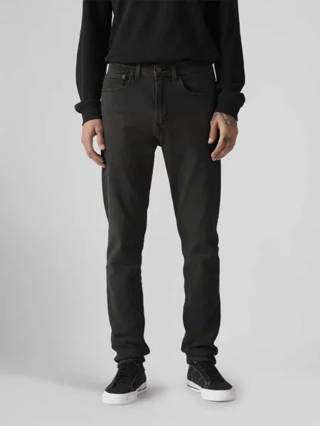 Jeansy o kroju slim fit z mieszanka bawełny model SLIM TAPER' Levi's