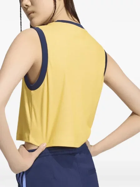 Lung geacă cămașă Adidas cu broderie alergare alb